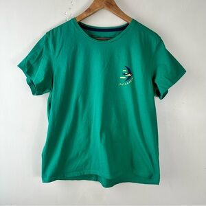 Patagonia Women’s Granite Swift Organic Cotton T-Shirt Green Size XL